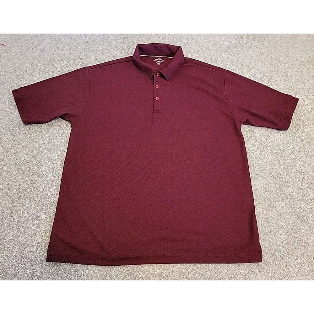 TRI MOUNTAIN PERFORMANCE Men's‎ Golf Polo Shirt BROWN ~ size LARGE ~ 88051